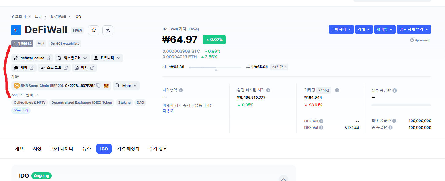 코인마켓캡 사용법 6가지 및 보는법 알아보기